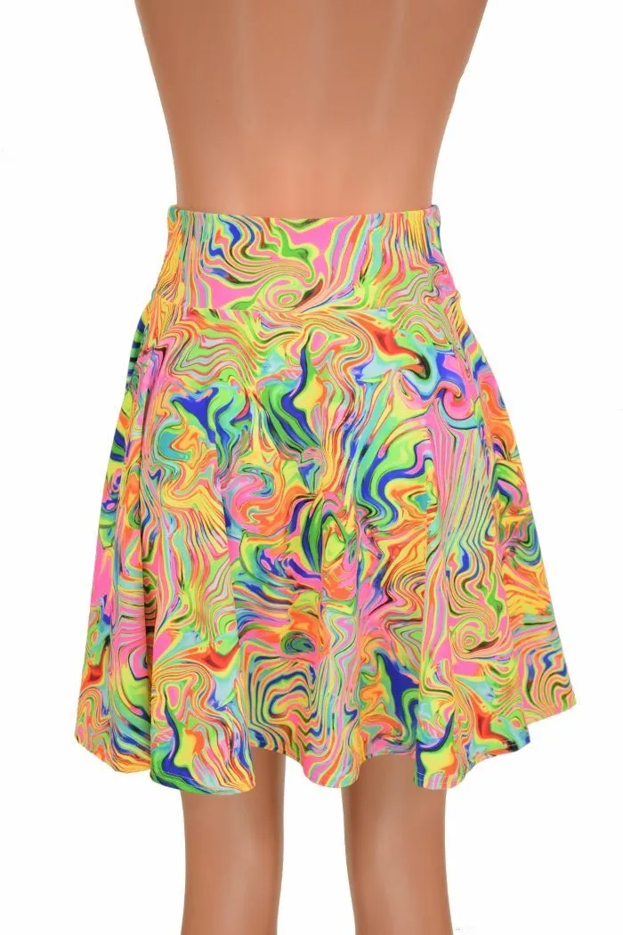 19" Neon Flux Skater Skirt