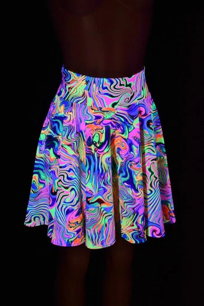 19" Neon Flux Skater Skirt