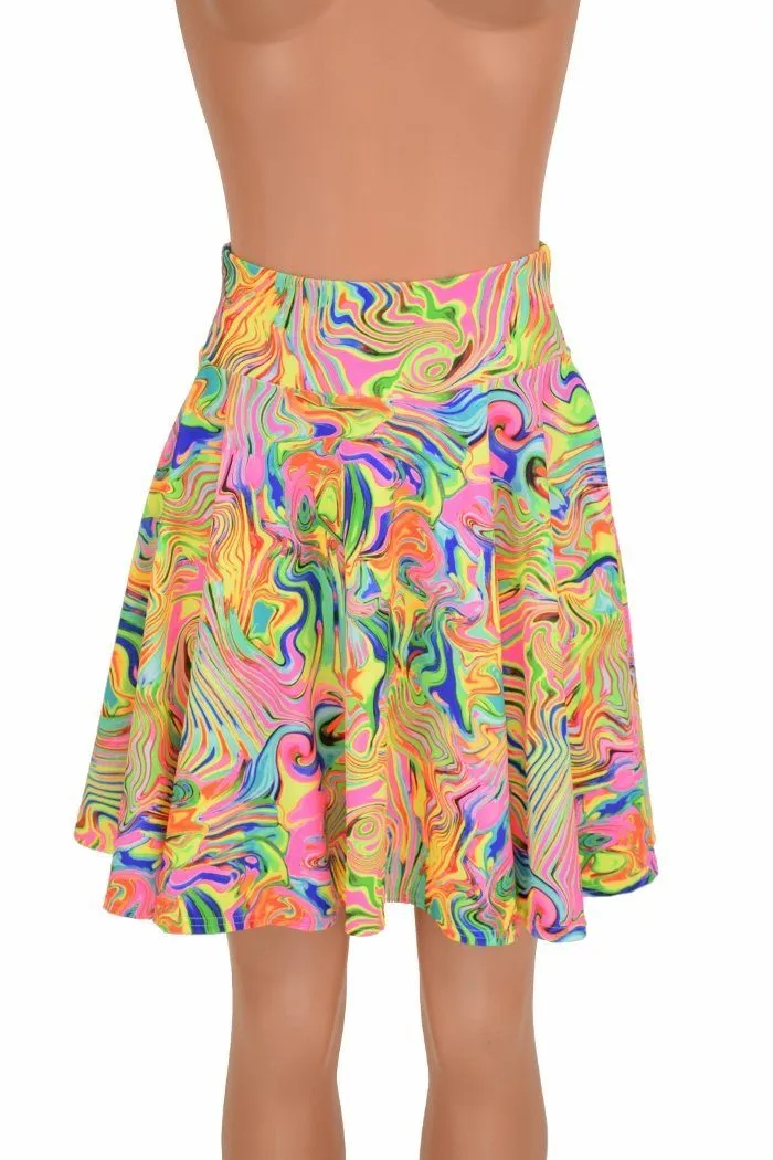 19" Neon Flux Skater Skirt