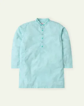 Aqua Napyarn Kurta