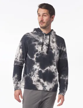 Atlas Hoodie: Black Blur Dye