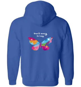 Be Happy- Zip Hoodie