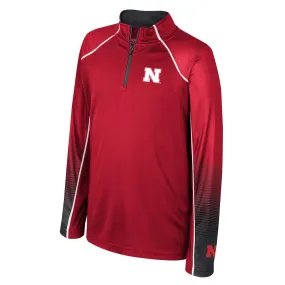 Boys' Nebraska Huskers Youth Armada 1/4 Zip