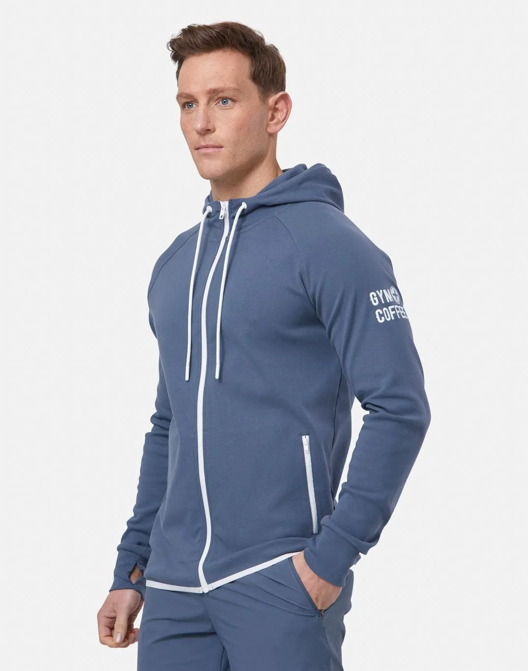 Chill Zip Hoodie in Thunder Blue