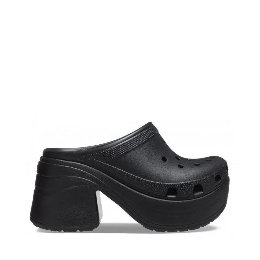 CROCS SANDALO CON TACCO SIREN CLOG W CR208547 NERO