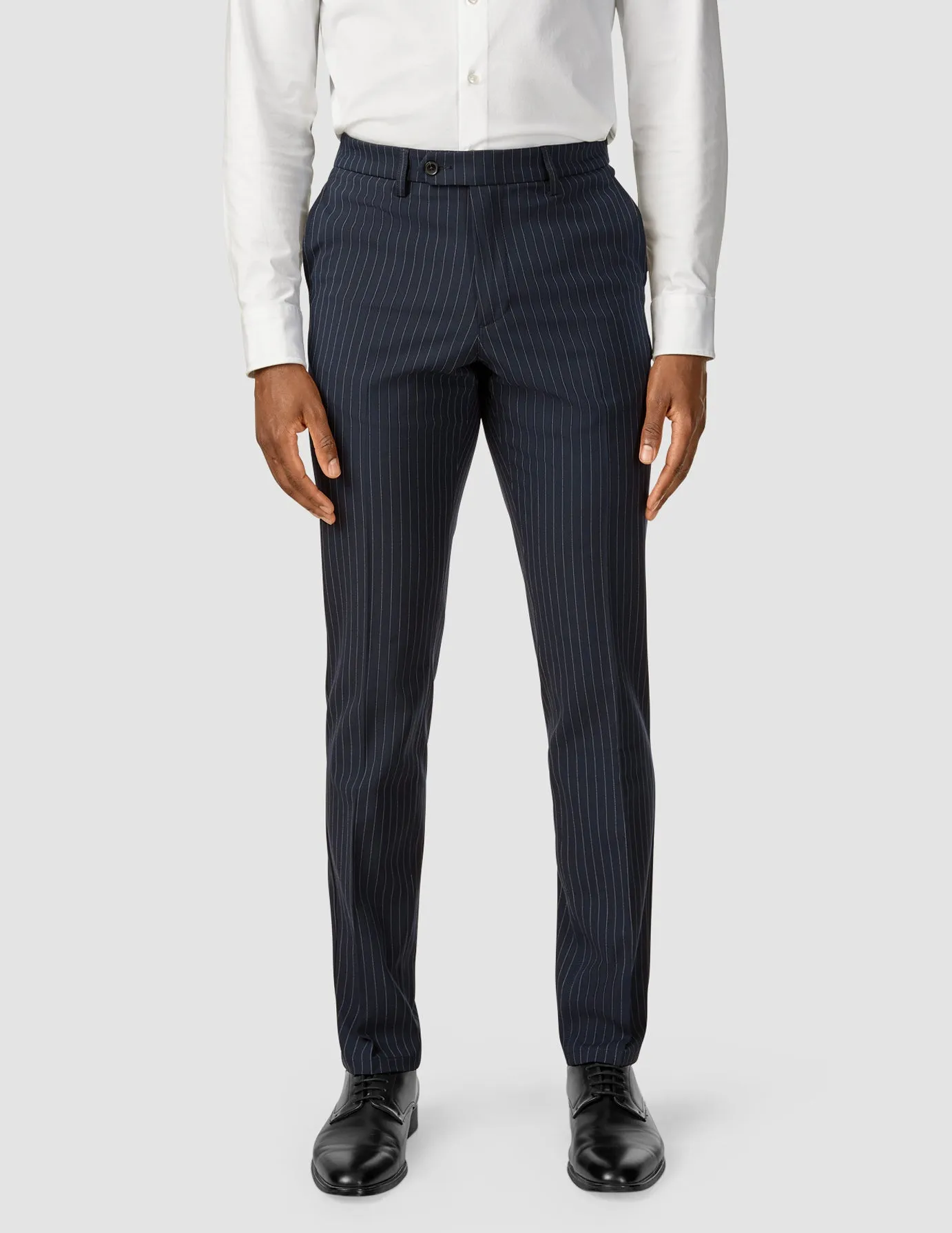 Essential Suit Pants Regular Navy Pinstripe