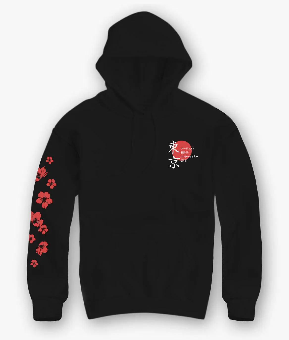 Geisha Samurai Mens Hoodie