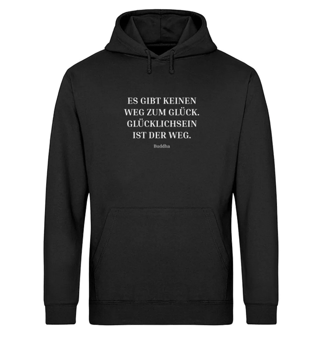 Glücklich Bio Hoodie Unisex