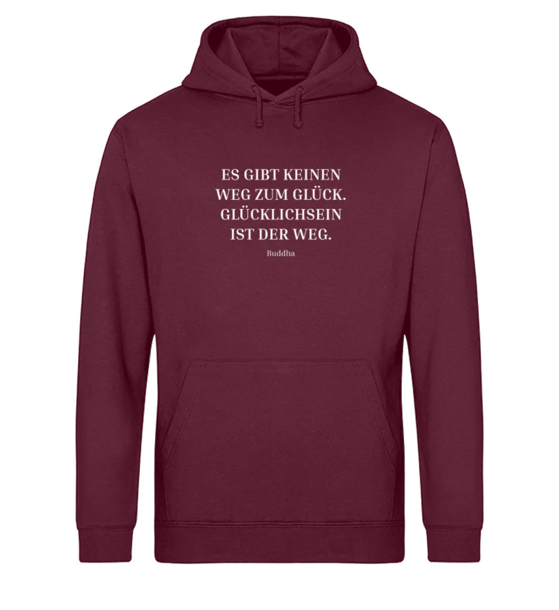 Glücklich Bio Hoodie Unisex