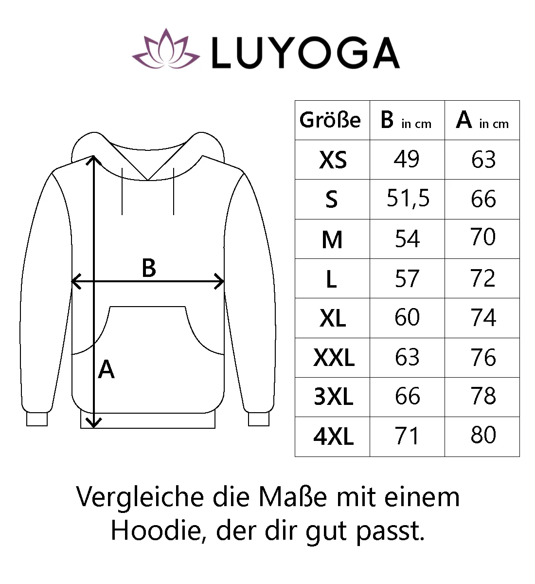 Glücklich Bio Hoodie Unisex