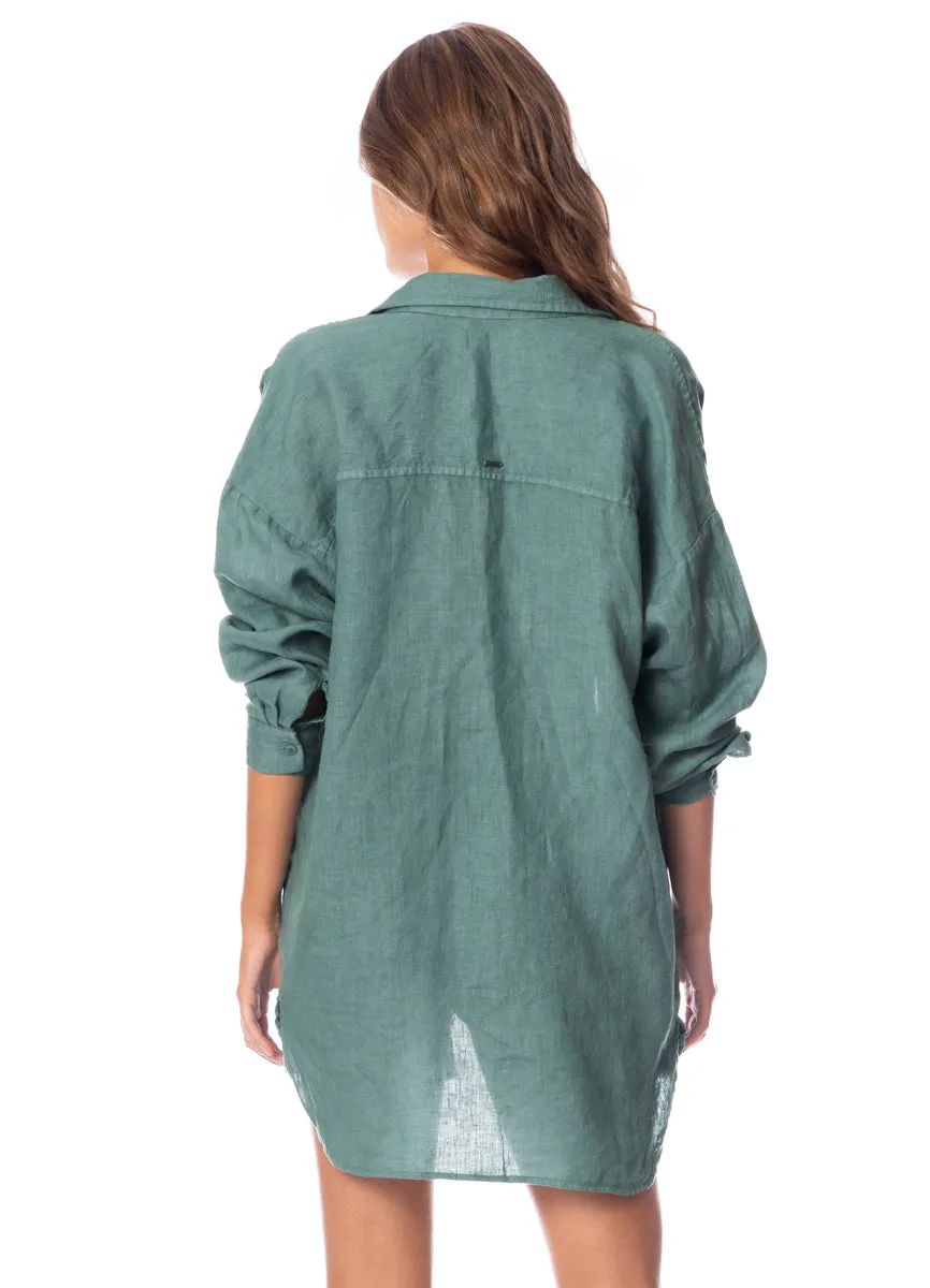 Maaji Eucalyptus Green Larissa Long Shirt