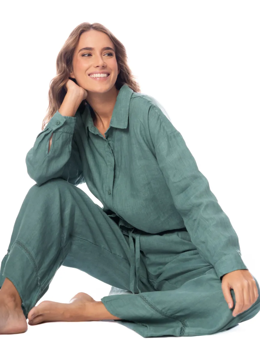 Maaji Eucalyptus Green Larissa Long Shirt