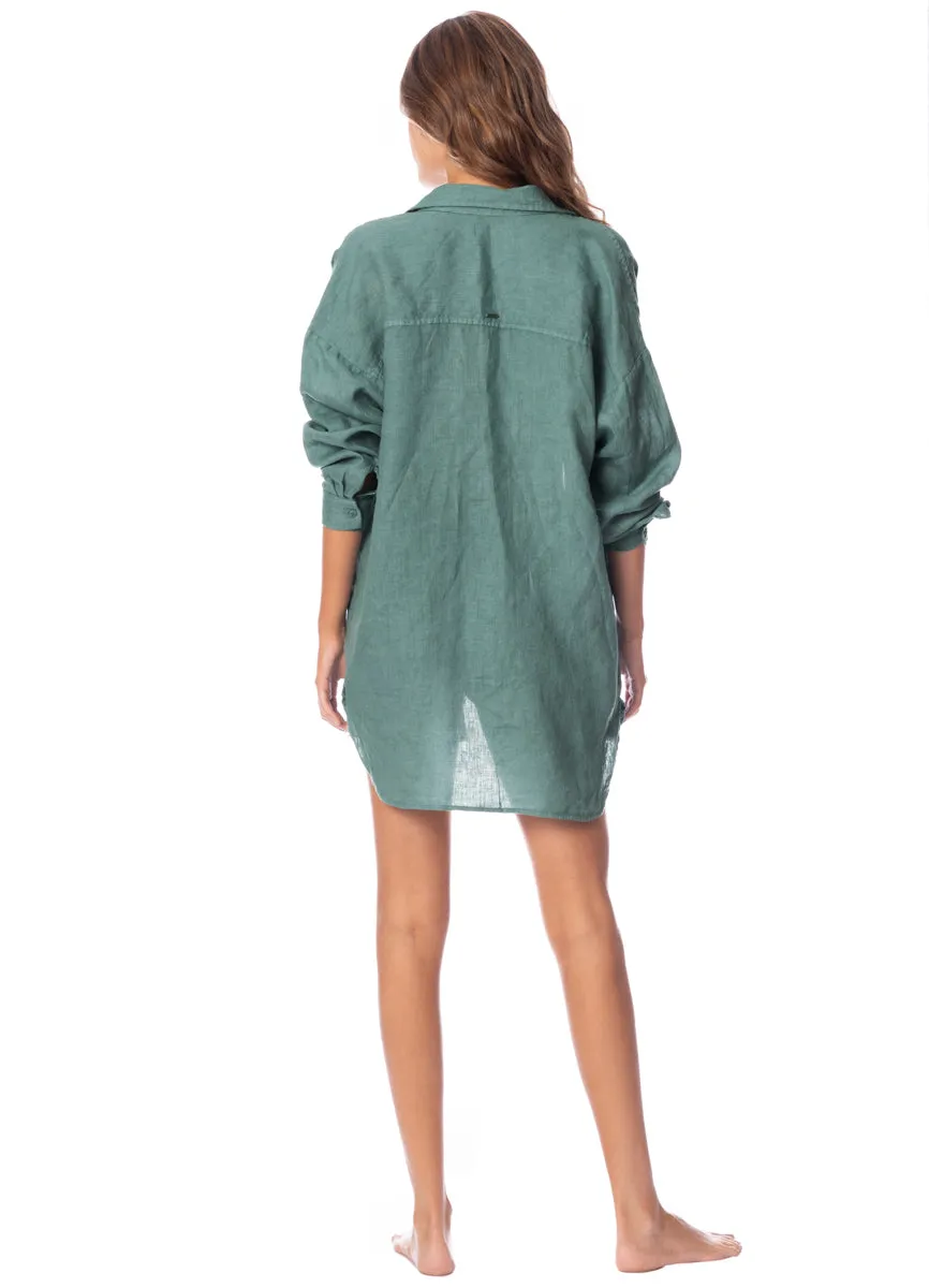 Maaji Eucalyptus Green Larissa Long Shirt