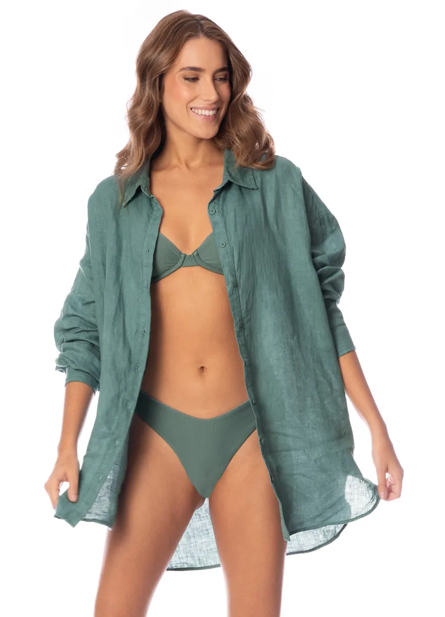 Maaji Eucalyptus Green Larissa Long Shirt