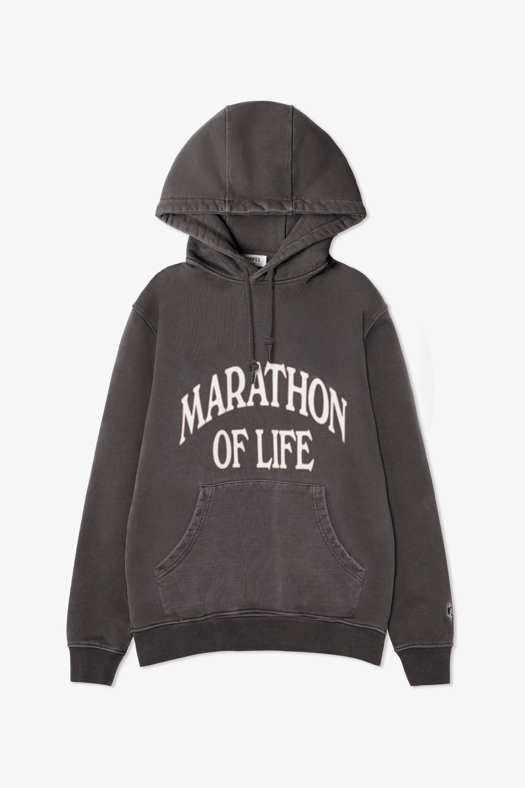 MARATHON REGULAR CHARCOAL HOODIE