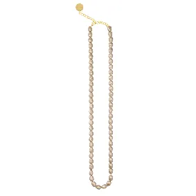 Necklace VANESSA BARONI Organic Pearl Champagner