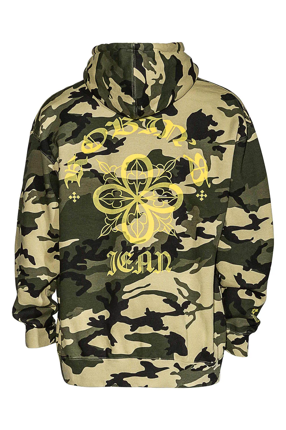 ORNATE HOODIE IN CAMO GREEN