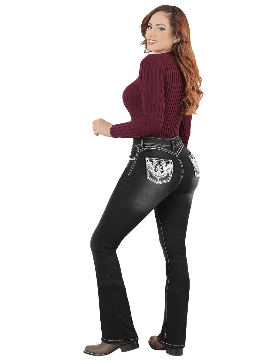 Pantalón para dama Vaquero de Mezclilla Stretch CODIGO 3779