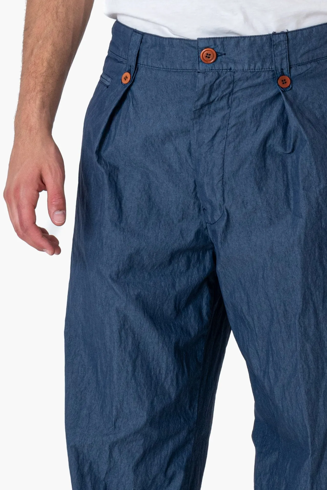 PANTALONE NONNO CRINCKLE BLU