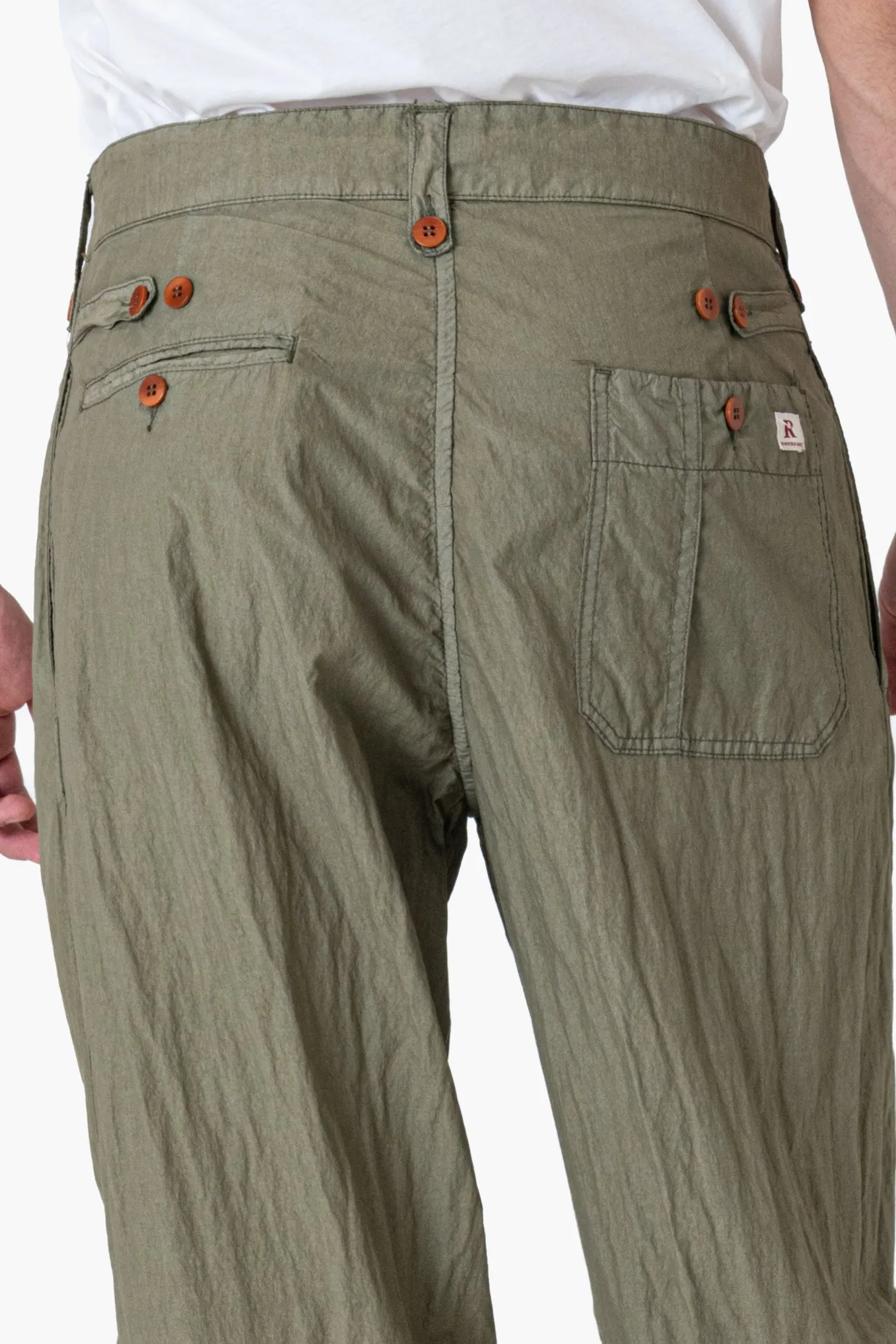 PANTALONE NONNO CRINCKLE VERDE