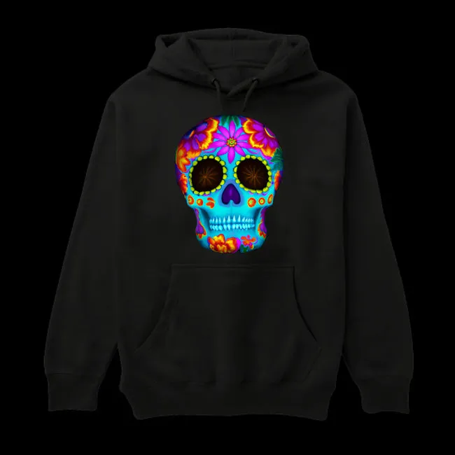 Psychedelic Sugar Skull Hoodie