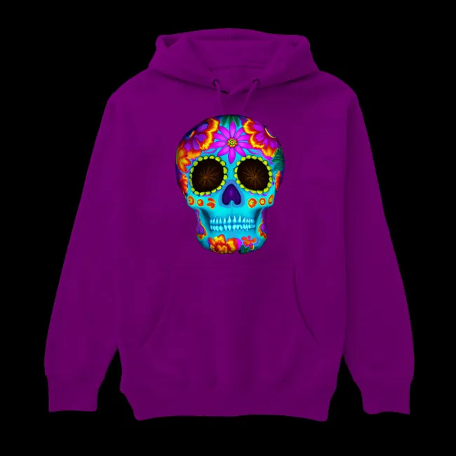 Psychedelic Sugar Skull Hoodie