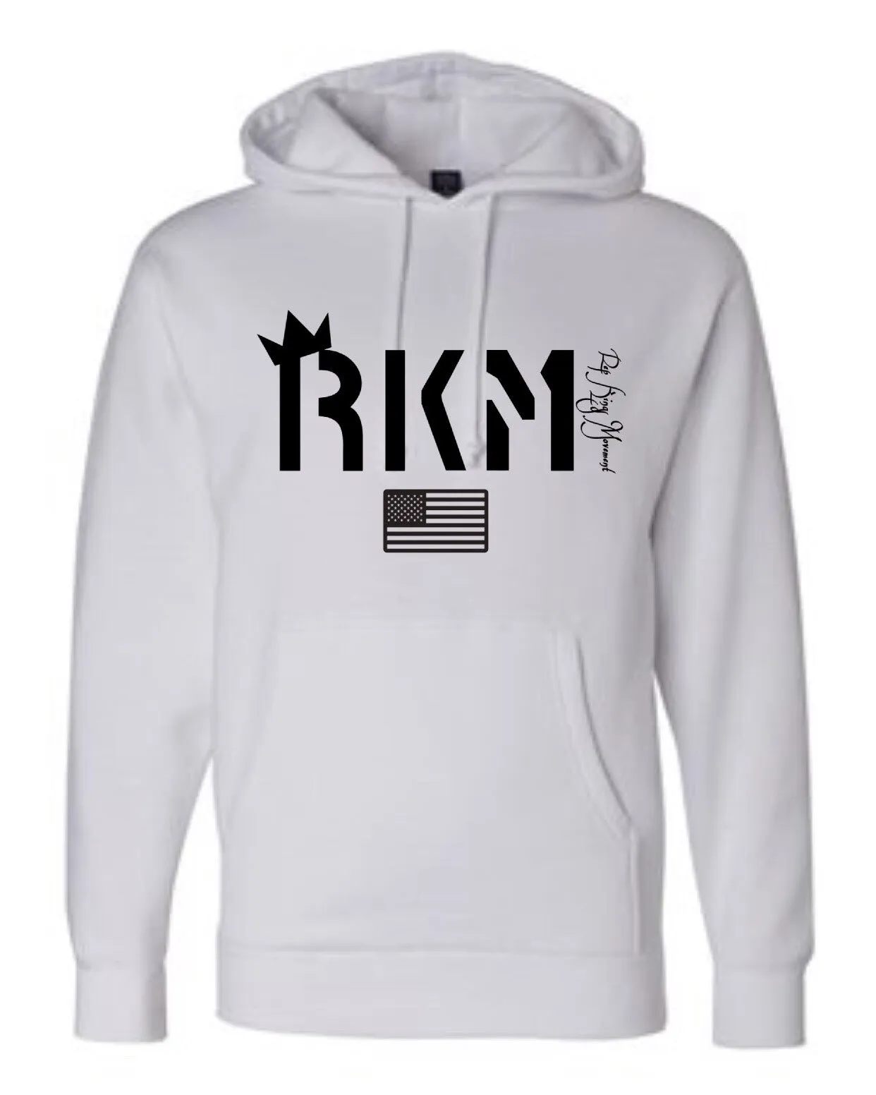 Premium RKM Signature Series Hoodie - Classic White