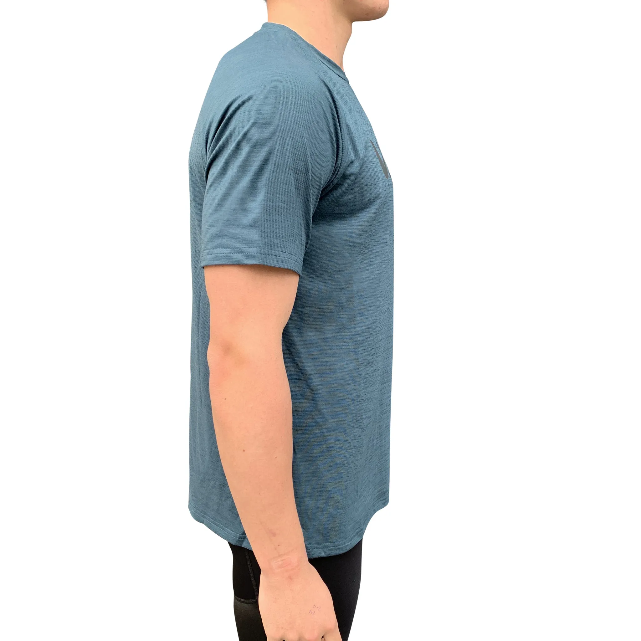 UV Performance S/S Tech Tee - Logo - Ocean Blue