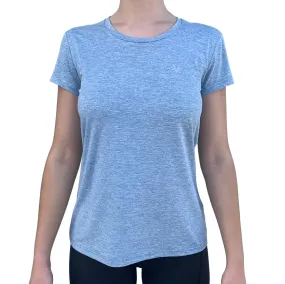 Women's UV Performance Tech Tee - Heather Blue